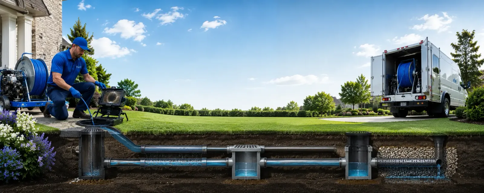Outdoor drain cleaning information for South Byron, NY